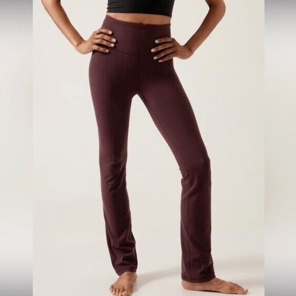 Athleta Pants - Athleta Pants Womens Small Purple Elation Ultra High Rise Straight Leg Active